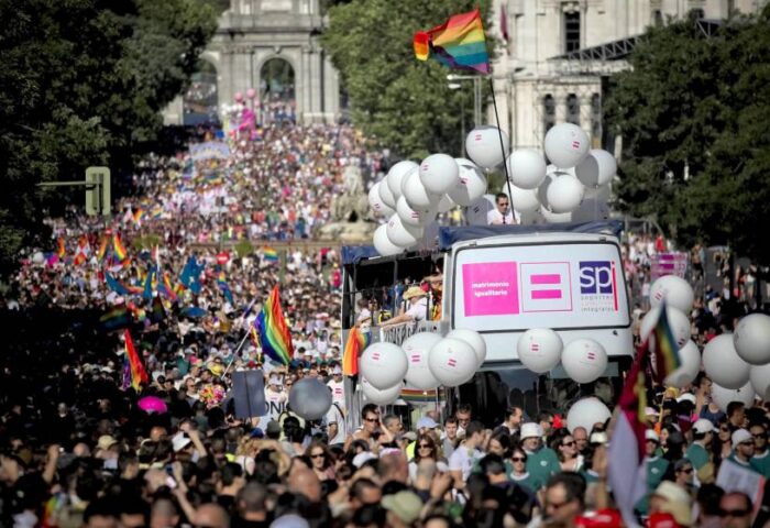 Desfile del Orgullo LGTBI en Madrid