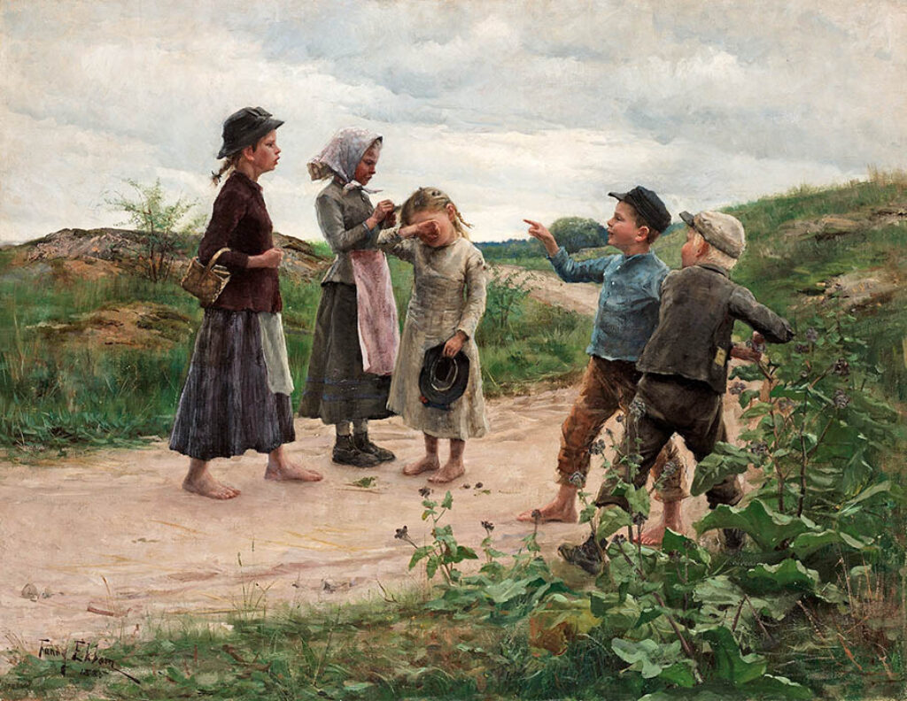 Fanny Brate: "Niños fastidiosos" (1885).