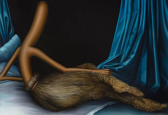 Emily Mae Smith: "Gleaner Odalisque" (2019).