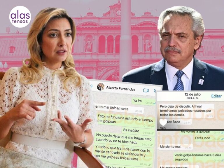 El expresidente argentino y su expareja Fabiola Yañez