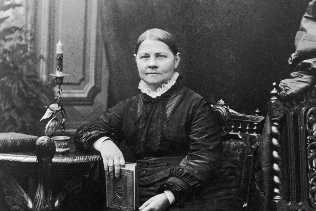 Lucy Stone (Massachusetts, 1818-1893) abolicionista y sufragista estadounidense.