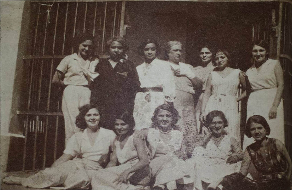 Mujeres presas políticas en la cárcel de Nueva Gerona, 1932.