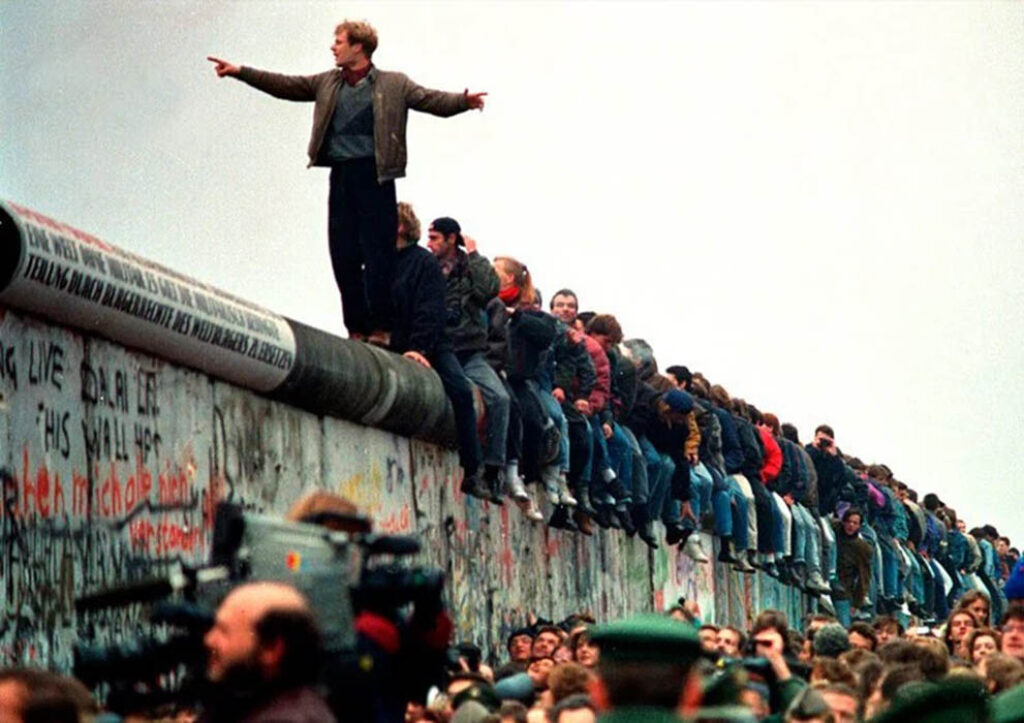 Muro de Berlín, noviembre de 1989.