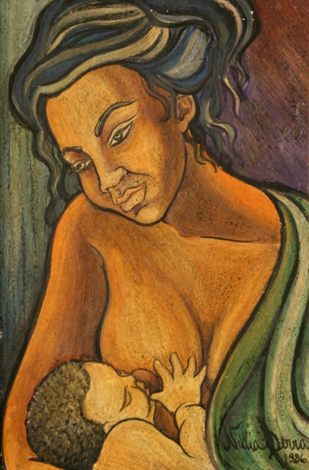 Nidia Serra: "Maternidad" (1986).