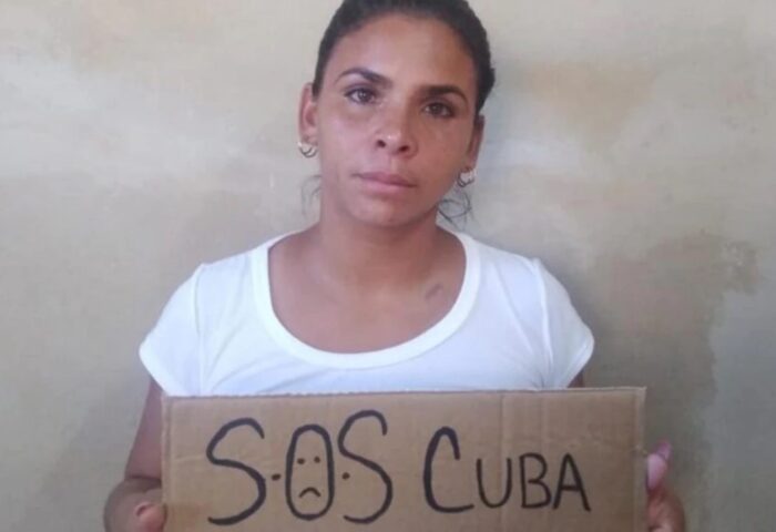 La prisionera política cubana Lizandra Góngora.