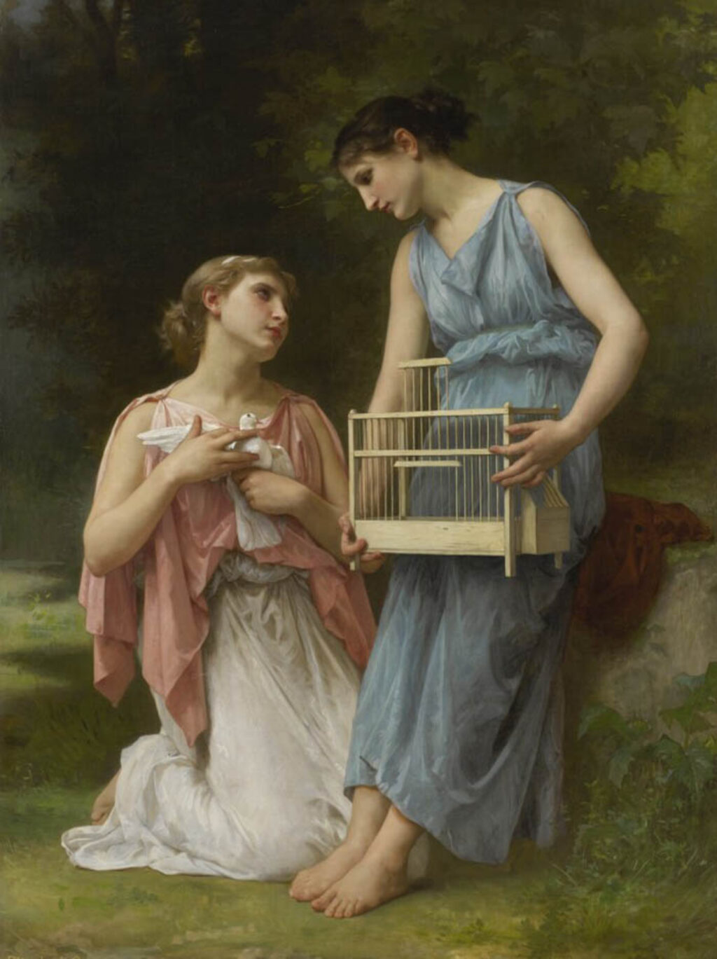 Elizabeth Jane Gardner Bouguereau: "La cautiva" (1893).