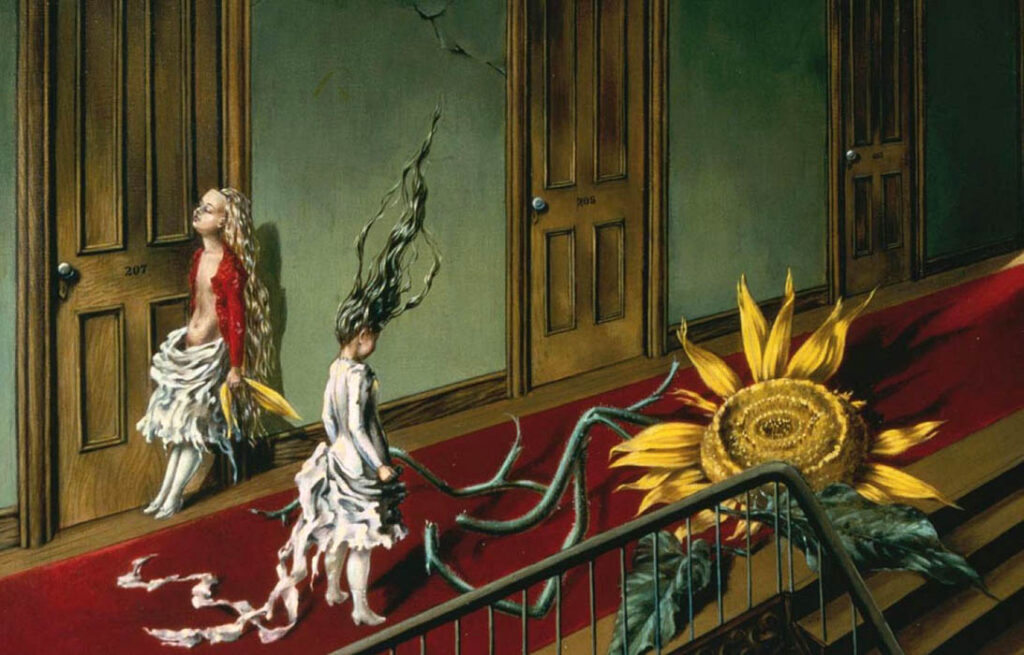 Dorothea Tanning: "Eine Kleine Natchtmusk" (1943).