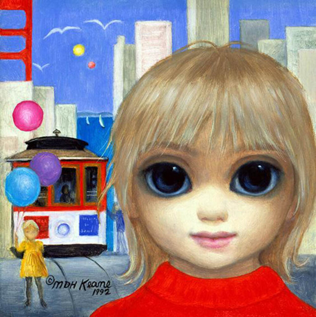 Margaret Keane: "Chica de ciudad" (1992).