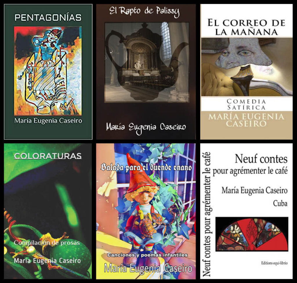 Selección de libros de María Eugenia Caseiro.