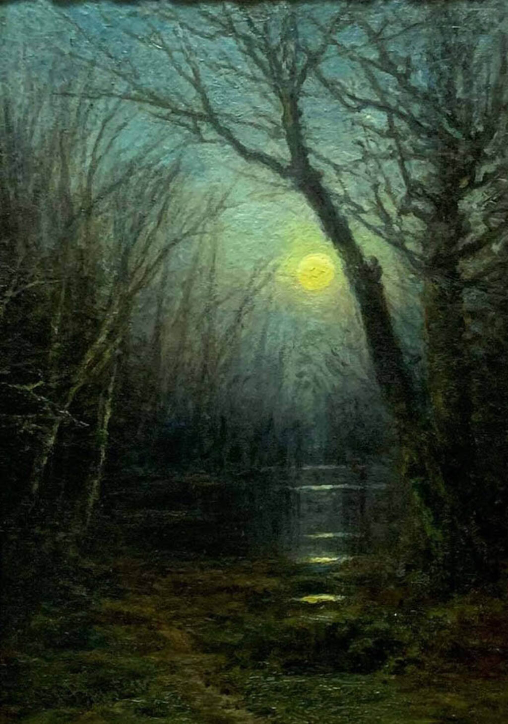 Susie M. Barstow: "Noche en el bosque" (1890-91).