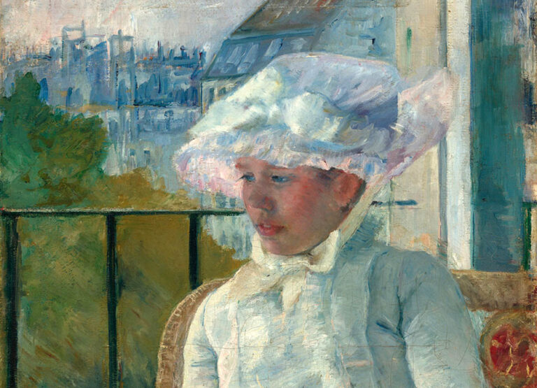 Mary Cassatt: "Joven en la ventana" (1883-1884), fragmento.