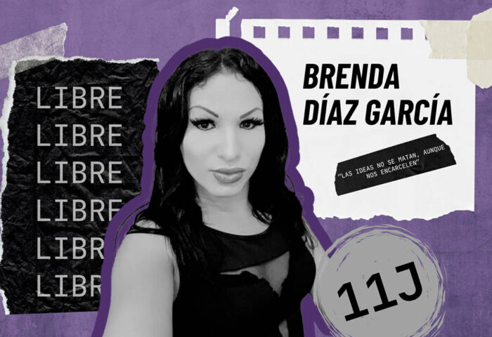 Brenda Díaz García, prisionera política excarcelada en enero de 2025. Imagen: Laura Vargas