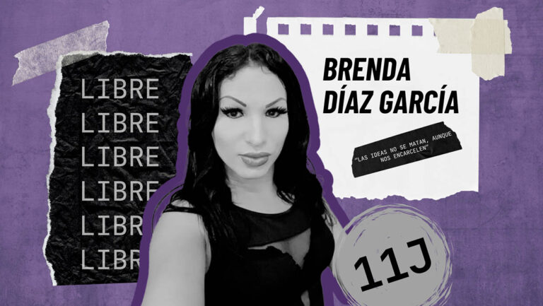 Brenda Díaz García, prisionera política excarcelada en enero de 2025. Imagen: Laura Vargas