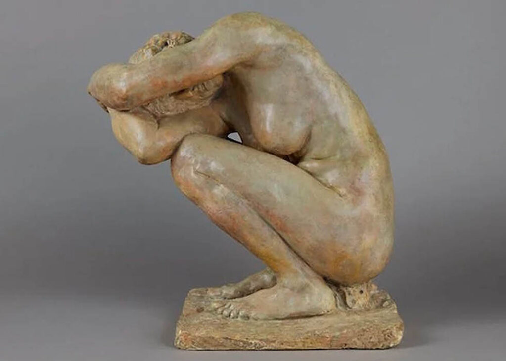 Camille Claudel: "Mujer agachada" (1884).