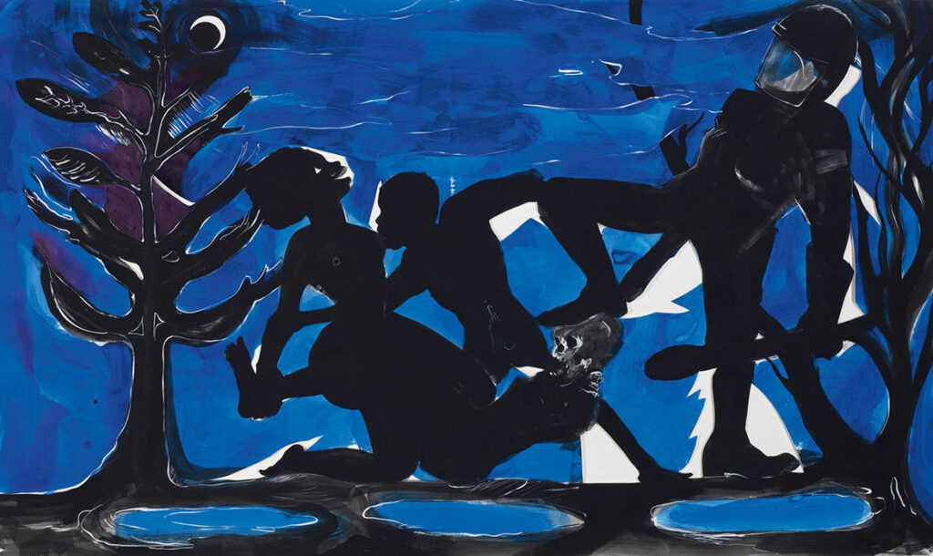 Kara Walker: "Cuatro frases sobre el arte negro #4 Primitivismo" (2015).