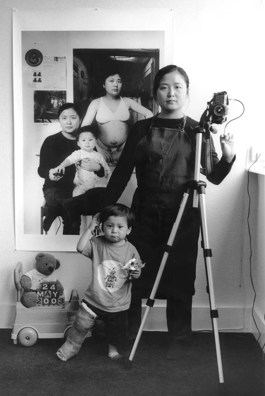 Annie Wang: tercera fotografía de la serie "La madre como creadora".