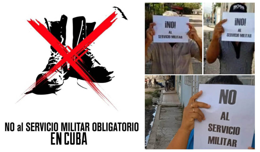 Campaña #NoAlServicioMilitarObligatorioEnCuba.