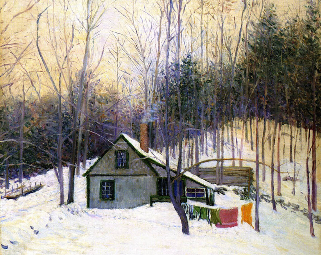 Lilla Cabot Perry: "Un lunes nevado" (1926).