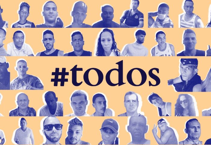 #TODOS toma su título de la forma en que cientos de ciudadanos cubanos exigen la liberación de los presos políticos.