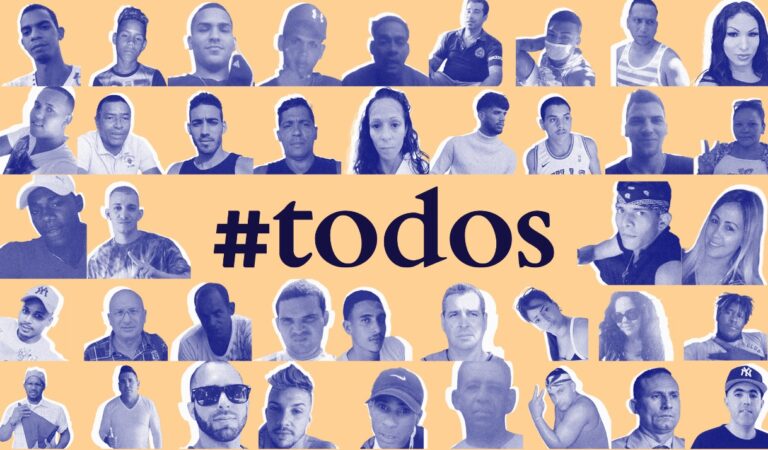 #TODOS toma su título de la forma en que cientos de ciudadanos cubanos exigen la liberación de los presos políticos.