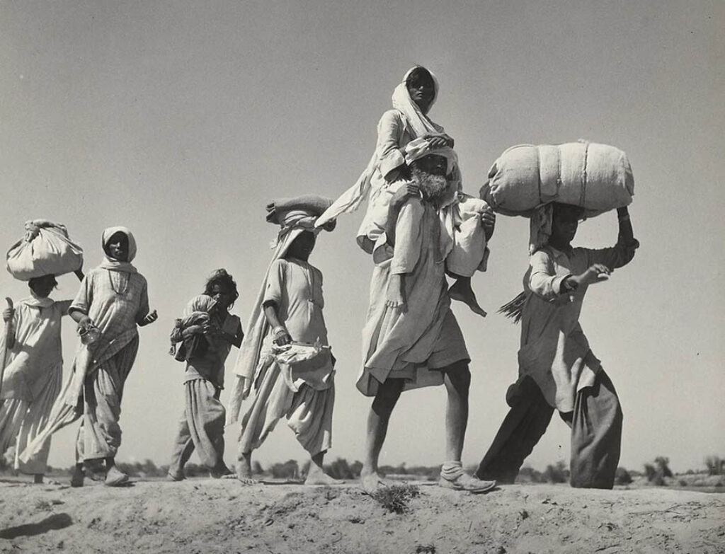 Margaret Bourke-White: "Éxodo" (Pakistán, 1947).