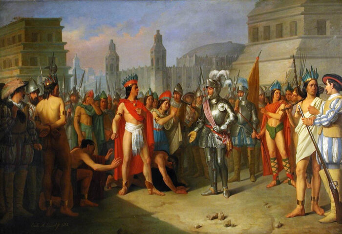 Carlos María Esquivel: "Prisión de Guatimozín, último emperador de Méjico" (1854).