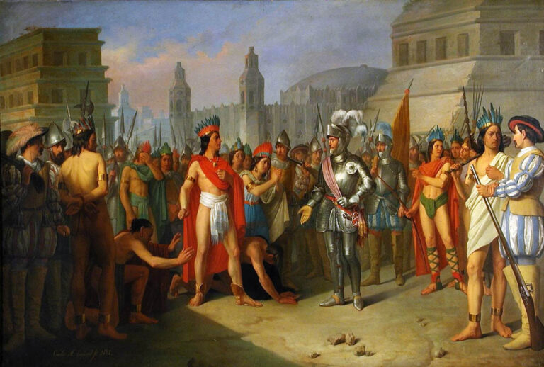 Carlos María Esquivel: "Prisión de Guatimozín, último emperador de Méjico" (1854).