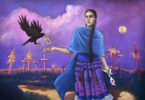 Judithe Hernández: "Lacrimosa" (2021).