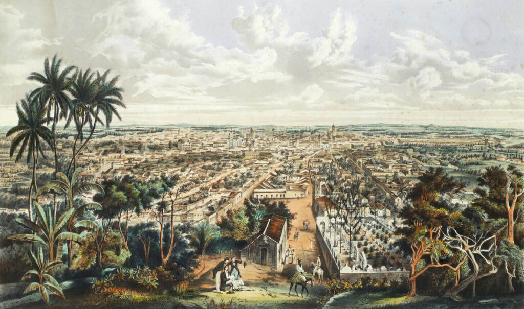 Eduardo Laplante: Vista general de Puerto Príncipe.