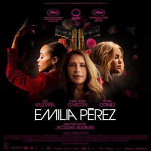 Cartel del filme "Emilia Pérez", de Jacques Audiard.