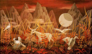 Remedios Varo: "Valle de la luna" (1950).