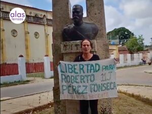 Liset Fonseca, madre de preso político cubano