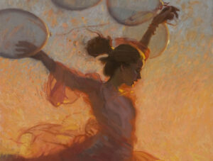 Nancy Boren: "Solsticio cimarrón" (detalle).