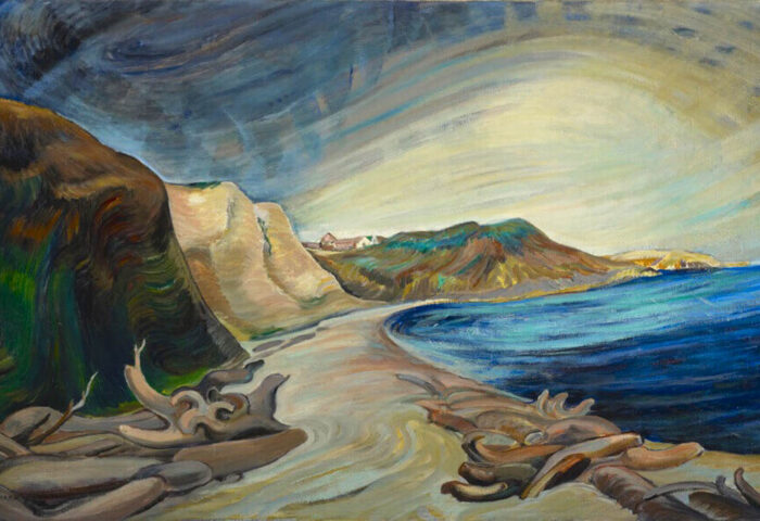 Emily Carr: "Línea costera" (1936).