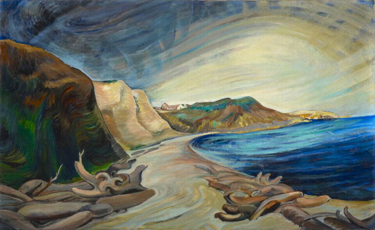 Emily Carr: "Línea costera" (1936).