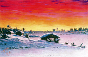 Fanny Churberg: "Ocaso" (1878).