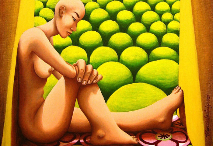 Marcia Beatriz Díaz Amador: Sin título (2017), detalle.