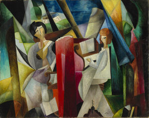 Aleksandra Ekster: "Lección de música" (ca. 1925).