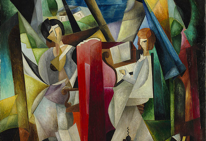 Aleksandra Ekster: "Lección de música" (ca. 1925).