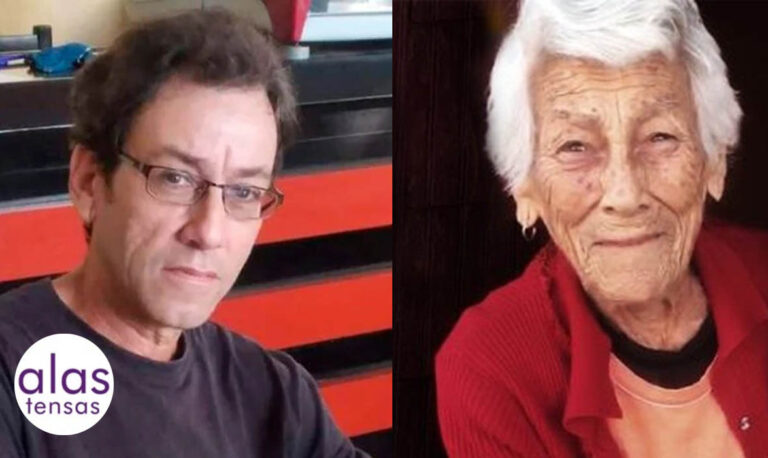 José Gabriel Barrenechea y su madre, Zoila Esther Chávez Pérez.
