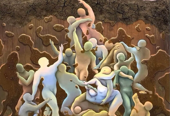 Marcin Janusz: "La caverna" (2021), detalle.