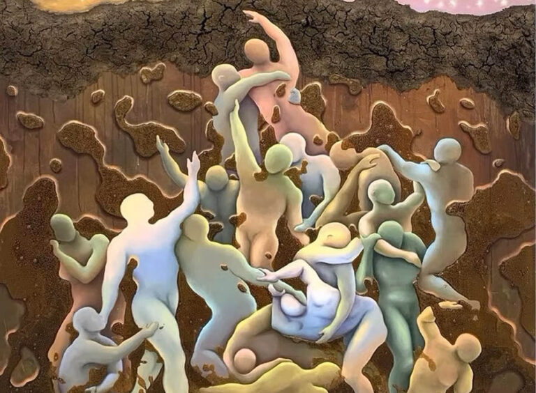 Marcin Janusz: "La caverna" (2021), detalle.