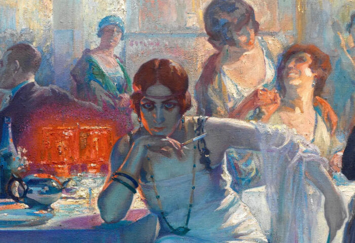 Carlos Verger Fioretti: "Falenas" (1920), detalle.