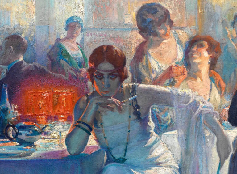 Carlos Verger Fioretti: "Falenas" (1920), detalle.
