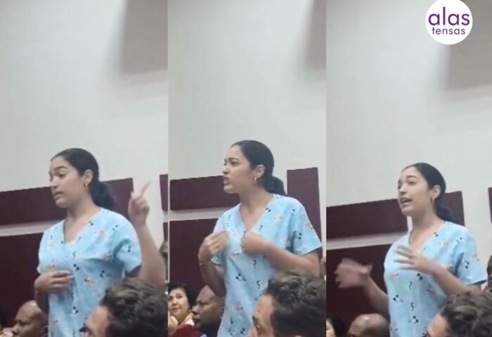 estudiante universitaria contra el tarifazo