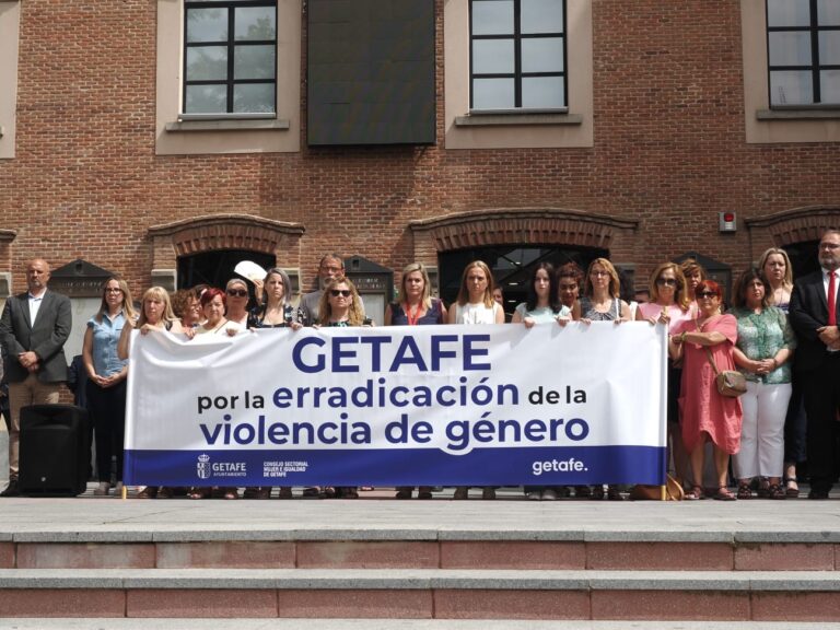 Manifestación en Getafe contra el feminicidio