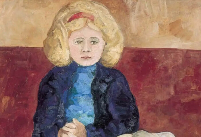 María Antonia Dans: "Retrato de niña" (1970), detalle.