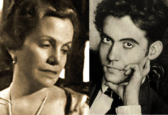 Dulce María Loynaz y Federico García Lorca.