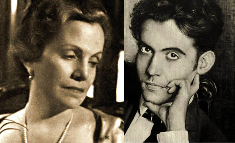 Dulce María Loynaz y Federico García Lorca.