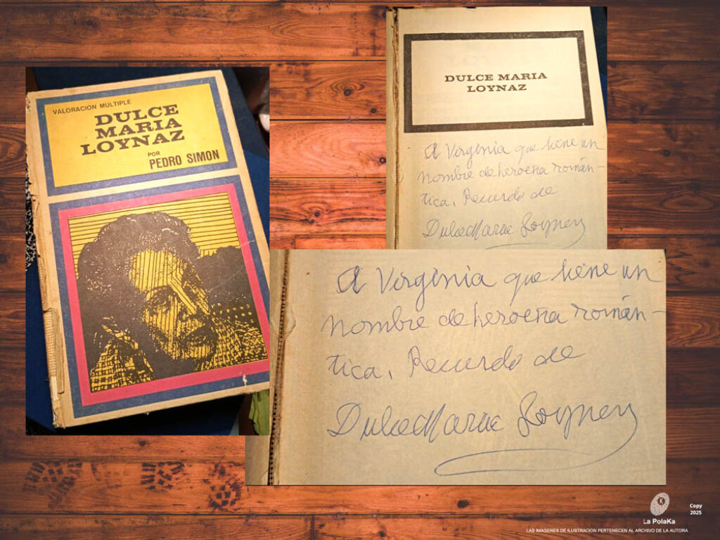 Ejemplar de la "Valoración Múltiple" dedicado por Dulce María Loynaz a Virginia Ramírez Abreu.